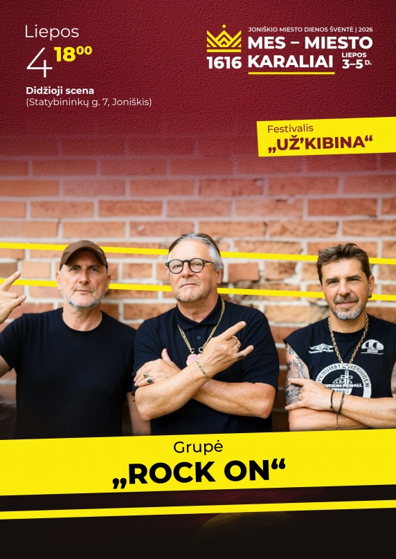 Festivalis „UŽ’KIBINA“ – grupė Rock ON