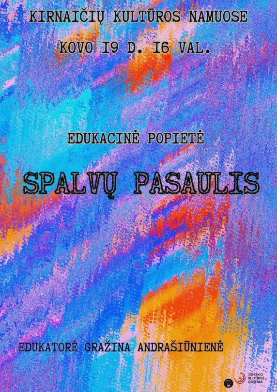 Edukacinė popietė „Spalvų pasaulis“