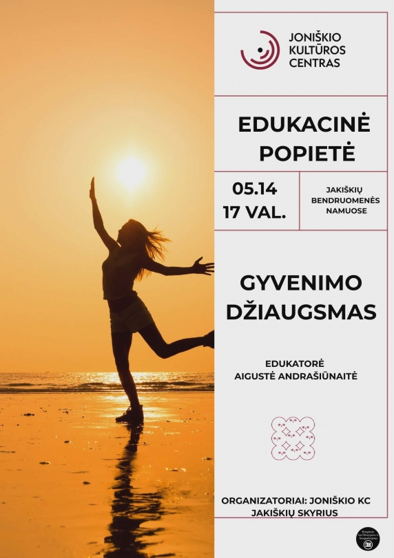 Edukacinė popietė „Gyvenimo džiaugsmas“