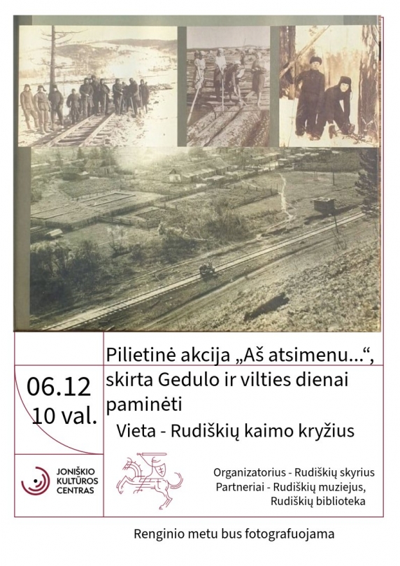 Pilietinė akcija „Aš atsimenu...“, skirta Gedulo ir vilties dienai paminėti