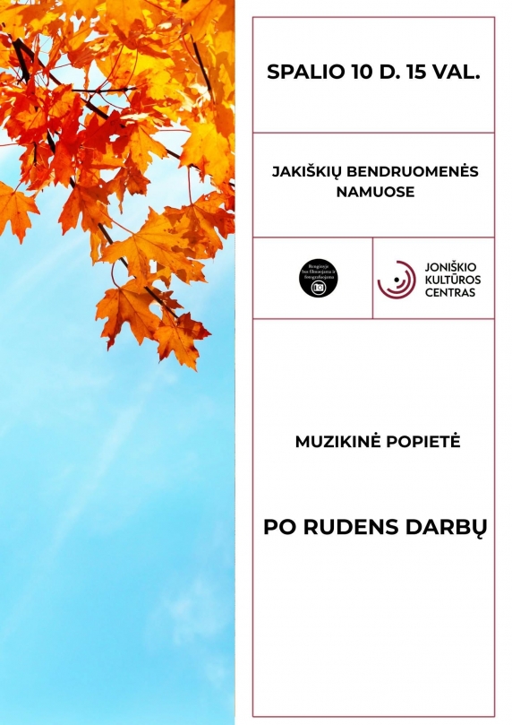 Muzikinė popietė „Po rudens darbų“
