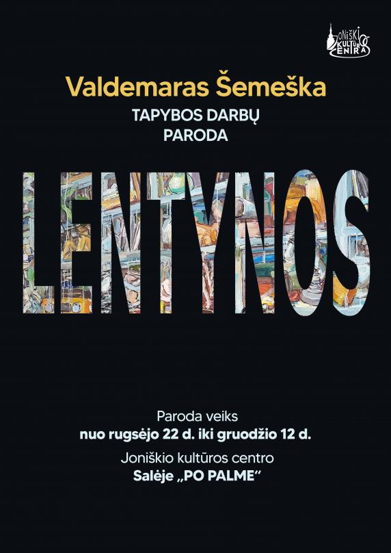 Tapybos darbų paroda „Lentynos“